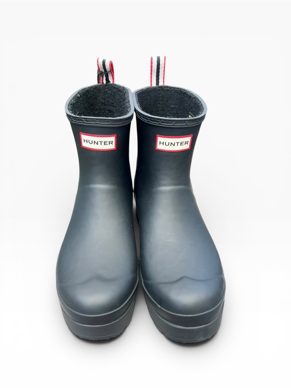 Hunter Womens Play Short Insulated Rain Boots Black Size US 11 UK 9 EU 43 NWT